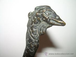 Escribanía: ANTIGUO Y BONITO ABRECARTAS DE BRONCE....BONITA PATINA ANTIGUA.